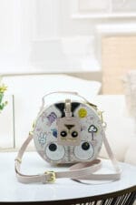 Sac bandoulière rond design ludique – Image 2