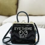 🖤 Mini Sac Noir Glamour - EYE THEME BAY