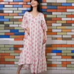 🌸 Robe Longue Décontractée à Motif Floral  – Fraîcheur & Liberté..