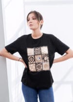 T-shirt à patchs décoratifs – Image 8