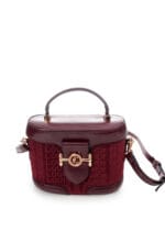 Sac à main bordeaux structuré – Image 3