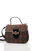 Sac à main bordeaux structuré – Image 2