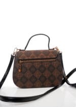 Sac à main bordeaux structuré – Image 4