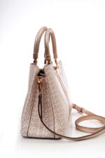 Sac à main Louis Cardy bicolore avec anses dorées – Image 6