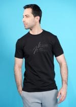T-shirt noir minimaliste à message inspirant – Image 6