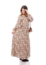 Robe Longue Imprimée Élégante – Image 4
