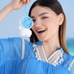 Mini ventilateur portable enfant – design ludique et compact