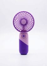 Mini Ventilateur Portable Violet – Fraîcheur Nomade et Design Élégant – Image 2
